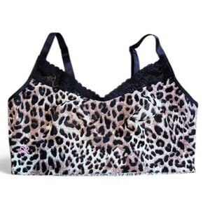 Ruby Ribbon Heritage Lace Demiette Leopard Nwt Size 34